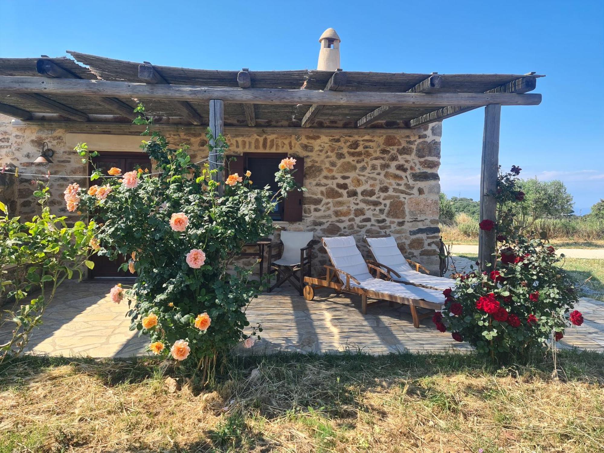 The Stone House Villa Potamos  Bagian luar foto