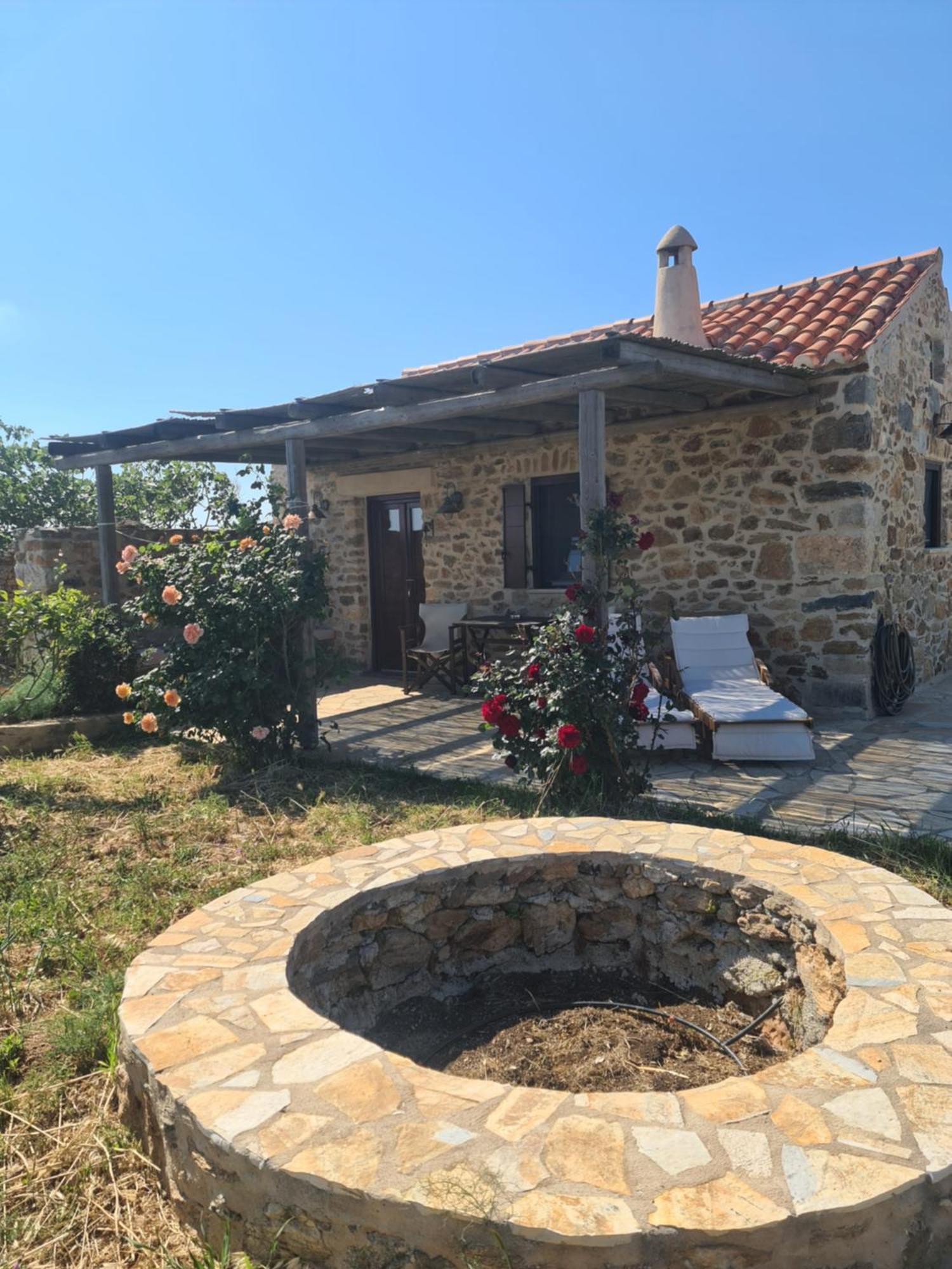 The Stone House Villa Potamos  Bagian luar foto